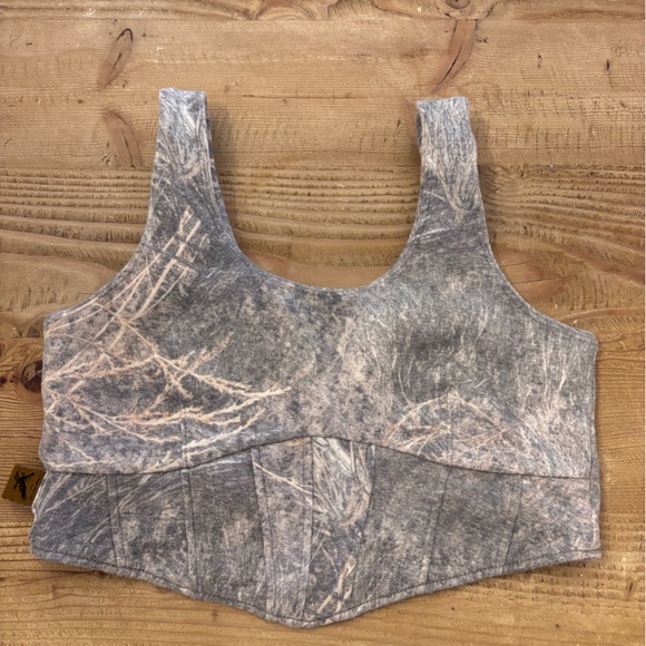 Tribe Kelley Camouflage Print corset - Picture 4 of 5